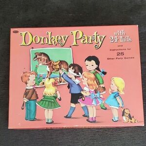 Donkey Party Game with 24 Tails